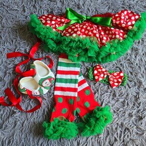Christmas Polka Dot Outfit